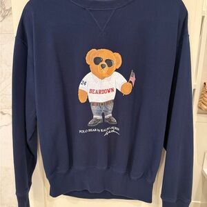 Polo by Ralph Lauren Navy Bear Sweater